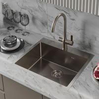 Кухонная мойка Iddis Haze 59 HAZ59S0i77 Сатин — фото 3, Кухонные мойки