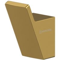 Крючок Whitecross Cubo gold brushed CU2415GLB Брашированное золото — фото 1, Крючки для полотенец