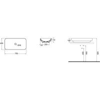 Товар: Раковина-чаша Azzurra Elegance Soft 75 ELLG075400S0BI/(ESO75 bi)*0 Белая - фото 5 Раковина-чаша Azzurra Elegance Soft 75 ELLG075400S0BI/(ESO75 bi)*0 Белая — фото 5, Раковины