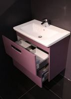 Тумба под раковину Roca The Gap 70 ZRU9302741 подвесная Фиолетовая — фото 9, Мебель для ванной