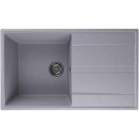 Кухонная мойка Ulgran Quartz Prima 850-05 Бетон — фото 1, Кухонные мойки