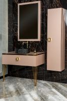 Товар: Тумба под раковину Boheme Armadi Art Lucido 100 770-100-Rose подвесная Пыльная роза - фото 6 Тумба под раковину Boheme Armadi Art Lucido 100 770-100-Rose подвесная Пыльная роза — фото 6, Мебель для ванной