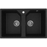 Кухонная мойка Ulgran Practik PR-M 770-004 Черный оникс — фото 1, Кухонные мойки