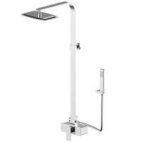 Душевая система Bravat Phillis F956101C-A-ENG Хром — фото 1, Душевые стойки