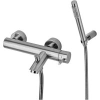 Смеситель для ванны Paffoni Light LIG023ST Сталь — фото 1, Смесители