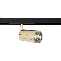 Трековый светильник Crystal Lux Space CLT 0.33 009 12W GO 4000K Золото Черный — фото 1, Трековые светильники