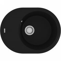 Кухонная мойка Lemark Lacha 620 9910049 Антрацит — фото 1, Кухонные мойки