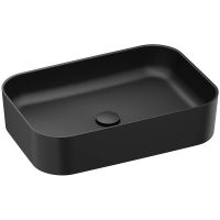 Раковина-чаша Ravak Ceramic Slim R 55 XJX0D155001 Черная матовая — фото 1, Раковины накладные