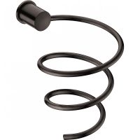 Держатель для фена WasserKRAFT K-1080GM Оружейная сталь — фото 1, Держатели для фена