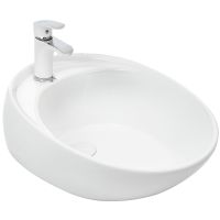 Раковина-чаша WeltWasser Elbach 1037 59 10000004582 Белый глянец — фото 1, Раковины накладные