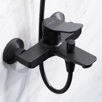 Душевая система AM.PM X-Joy F42885A14 Черная — фото 11, Душевые стойки