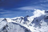 Фреска Ortograf Горы 30897 Фактура бархат FX Флизелин (4*2,7) Белый/Синий, Горы/Пейзаж/Природа — фото 2, Фрески