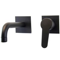 Смеситель для раковины Webert Sax Evolution SE830606560 Черный матовый — фото 1, Смесители для раковины