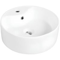 Раковина Esbano Beryl 46 ESRNBERYW Белая — фото 1, Раковины накладные