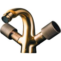 Смеситель для биде Boheme Royal Cristal 316-Royal/CRST black Бронза — фото 1, Смесители