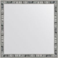 Зеркало Evoform Definite 72х72 BY 7498 в багетной раме - Состаренное дерево 50 мм — фото 1, Мебель для ванной