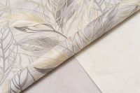 Обои Артекс Хлоя 10708-04 Винил на флизелине (1,06*10,05) Коричневый/Золото, Листья — фото 3, Обои для стен