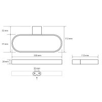 Товар: Кольцо для полотенец Bemeta Organic Black 167104060 Черное матовое - фото 2 Кольцо для полотенец Bemeta Organic Black 167104060 Черное матовое — фото 2, Полотенцедержатели
