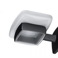 Мыльница AM.PM Gem A9034222 Черная матовая — фото 2, Мыльницы