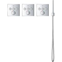 Смеситель для душа Grohe Grohtherm SmartControl 29126000 с термостатом Хром — фото 14, Смесители