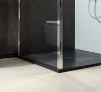 Душевая стенка Allen Brau Priority 90 3.31043.00 профиль Хром стекло прозрачное — фото 10, Боковые стенки