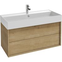 Тумба под раковину Jacob Delafon Vivienne 100 EB1585-E70-E70 подвесная Арлингтонский дуб — фото 1, Тумбы под раковину