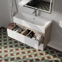 Тумба с раковиной Iddis Zodiac 80 ZOD8AB0i95K подвесная Белая матовая Дерево — фото 4, Тумбы с раковиной