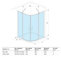 Товар: Душевой уголок Excellent Mazo 100х100 KAEX.3000.2S.1010.LPx2+KAEX.3001.2D.0400.LP (KAEX.3001.2D.0400.LP+KAEX.3000.2S.1010.LP) профиль Хром стекло прозрачное - фото 3 Душевой уголок Excellent Mazo 100х100 KAEX.3000.2S.1010.LPx2+KAEX.3001.2D.0400.LP (KAEX.3001.2D.0400.LP+KAEX.3000.2S.1010.LP) профиль Хром стекло прозрачное — фото 3, Душевые уголки