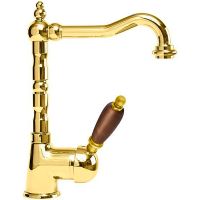 Смеситель для раковины Cezares Elite ELITE-LSM2-03/24-Nc Золото 24 карат — фото 1, Смесители для раковины