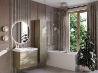 Товар: Тумба под раковину Roca Ona 80 подвесная Темный вяз арт-A857630511 - фото 6 Тумба под раковину Roca Ona 80 подвесная Темный вяз арт-A857630511 — фото 6, Тумбы под раковину