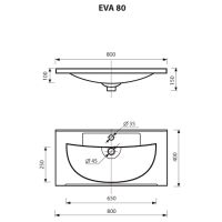 Товар: Тумба с раковиной Brevita Ariana 80 УТ000015746 подвесная Капучино - фото 8 Тумба с раковиной Brevita Ariana 80 УТ000015746 подвесная Капучино — фото 8, Мебель для ванной