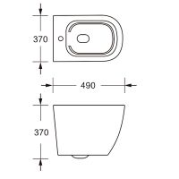 Товар: Унитаз Ceruttispa Sella Aria Tornado MMB CT9531 подвесной Черный матовый мрамор с сиденьем Микролифт - фото 6 Унитаз Ceruttispa Sella Aria Tornado MMB CT9531 подвесной Черный матовый мрамор с сиденьем Микролифт — фото 6, Подвесные унитазы