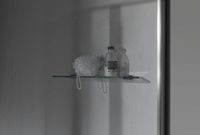 Стеклянная полка Allen Brau Infinity 6.21012-00 Хром — фото 2, Полки для ванной и душа