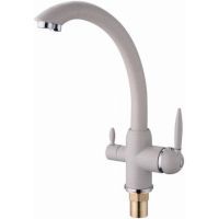 Смеситель для кухни Viko V-5214 Песочный — фото 1, Смесители для кухни