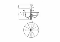 Товар: Подвесной светильник Maytoni Modern Talento DIA008PL-06CH Белый Хром - фото 3 Подвесной светильник Maytoni Modern Talento DIA008PL-06CH Белый Хром — фото 3, Подвесные светильники