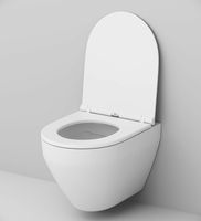 Комплект унитаза AM.PM Spirit FlashClean C701700WH+C707857WH с инсталляцией Berges Novum D5 040235 с сиденьем Микролифт и Черной матовой клавишей смыва — фото 4, Комплекты унитаз + инсталляция