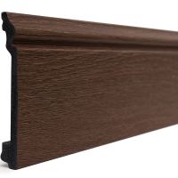 Плинтус Decor-Dizayn 701-82SH 2400x16x100 мм — фото 1, Плинтуса напольные