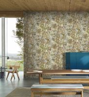 Обои Emiliana Parati Blumarine 5 29048BM Винил на флизелине (1,06*10,05) Бежевый/Коричневый/Серый, Листья/Цветы/Бабочки — фото 2, Обои для стен