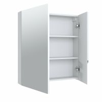 Зеркальный шкаф Runo Стокгольм 60 00-00001126 Белый — фото 2, Зеркальные шкафы в ванную