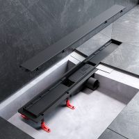 Душевой лоток AM.PM PrimeFlow 70 W02SC-U11-070-04BM с Черной матовой решеткой / под плитку Tile — фото 19, Душевые лотки