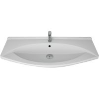 Тумба с раковиной Misty Чегет 105 УТ000013354 Белая глянцевая — фото 6, Мебель для ванной