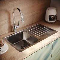 Кухонная мойка Iddis Sound 78 SND78SDi77 Сатин — фото 2, Кухонные мойки