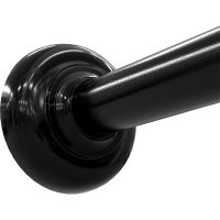 Карниз для ванны WasserKRAFT Elbe 90x90 SC-729090 Черный — фото 2, Карнизы для ванной