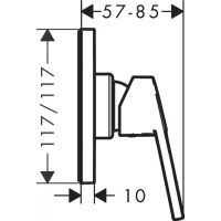 Товар: Смеситель для душа Hansgrohe Logis Loop 71612000 Хром - фото 2 Смеситель для душа Hansgrohe Logis Loop 71612000 Хром — фото 2, Смесители