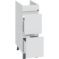 Тумба под раковину СанТа Марс 90 700400 Белая Светлое дерево — фото 2, Мебель для ванной