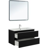 Товар: Тумба под раковину Aquanet Вега 90 329598 подвесная Черная - фото 11 Тумба под раковину Aquanet Вега 90 329598 подвесная Черная — фото 11, Тумбы под раковину