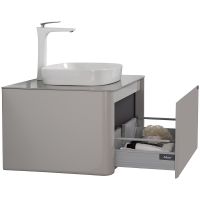 Товар: Тумба с раковиной Black&White Universe U915.800 80 915800 подвесная Glossy light grey - фото 5 Тумба с раковиной Black&White Universe U915.800 80 915800 подвесная Glossy light grey — фото 5, Мебель для ванной