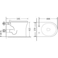 Товар: Унитаз Agger AT01200 приставной с сиденьем Микролифт - фото 8 Унитаз Agger AT01200 приставной с сиденьем Микролифт — фото 8, Приставные унитазы