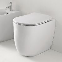 Товар: Унитаз Kerasan Nolita 531830 приставной Белый матовый без сиденья - фото 2 Унитаз Kerasan Nolita 531830 приставной Белый матовый без сиденья — фото 2, Унитазы