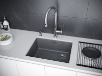 Товар: Кухонная мойка Paulmark Lumi 55 UNI-Skew LU55SK-DG Графит - фото 4 Кухонная мойка Paulmark Lumi 55 UNI-Skew LU55SK-DG Графит — фото 4, Кухонные мойки